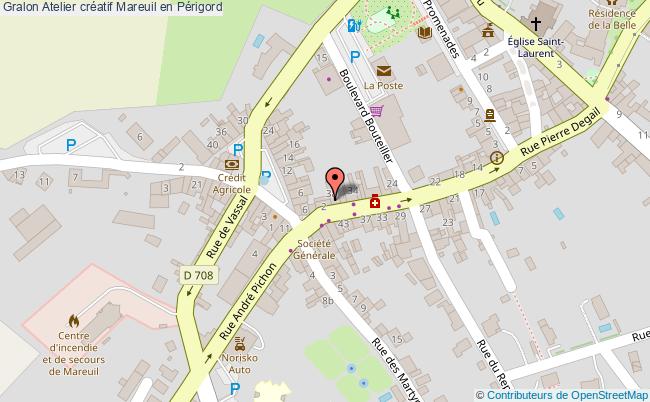 plan Atelier Créatif Villefranche-du-Périgord