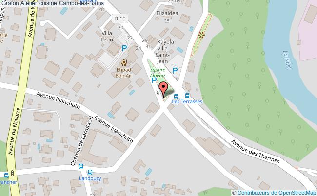 plan Atelier Cuisine Cambo-les-Bains