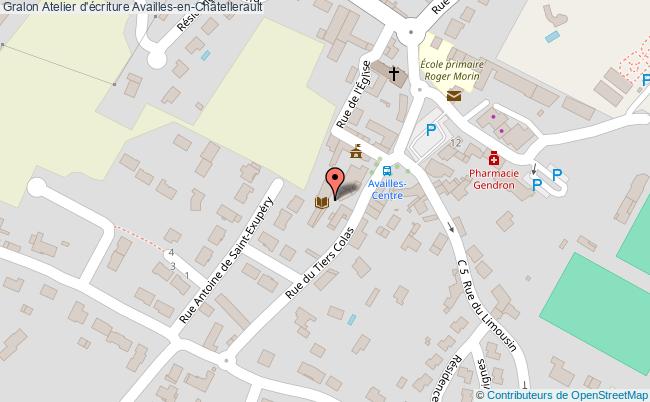 plan Atelier D'écriture Availles-en-Châtellerault