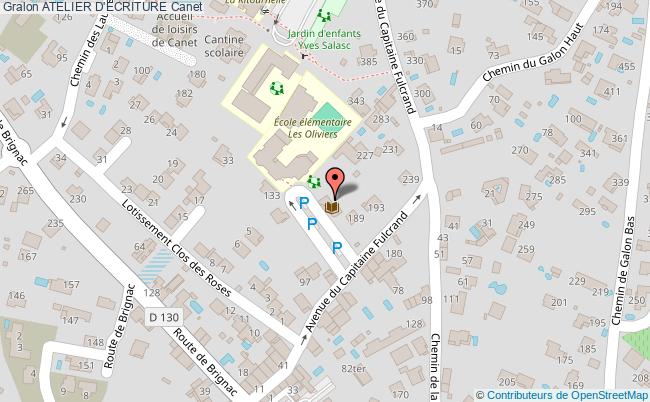 plan Atelier D'Écriture Canet