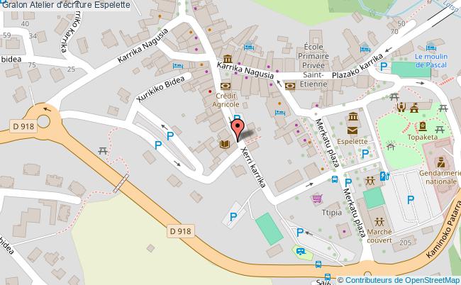 plan Atelier D'écriture Espelette