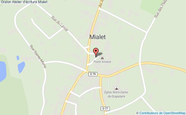 plan Atelier D'écriture Mialet