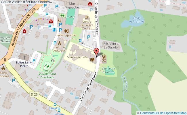 plan Atelier D'écriture Ondres