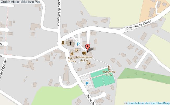 plan Atelier D'écriture Pey