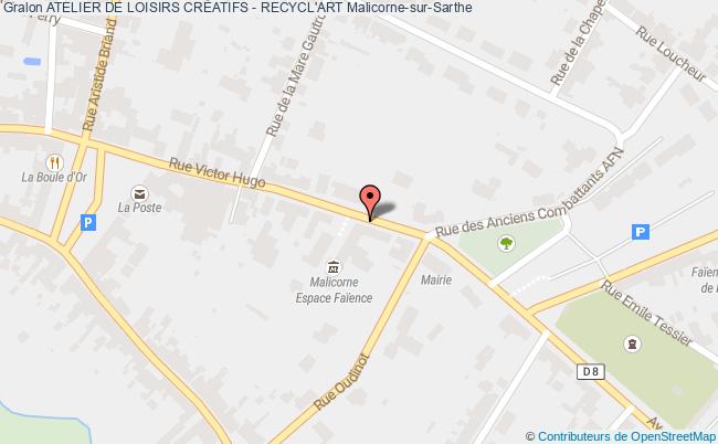 plan Atelier De Loisirs CrÉatifs - Recycl'crÉatifs Malicorne-sur-Sarthe