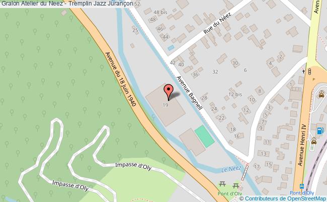 plan Atelier Du Neez - Tremplin Jazz Jurançon