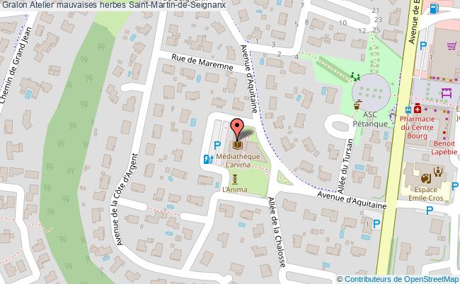 plan Atelier Mauvaises Herbes Saint-Martin-de-Seignanx