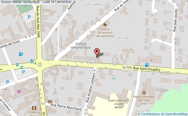 plan Atelier Numérique : Café Ia Lencloître