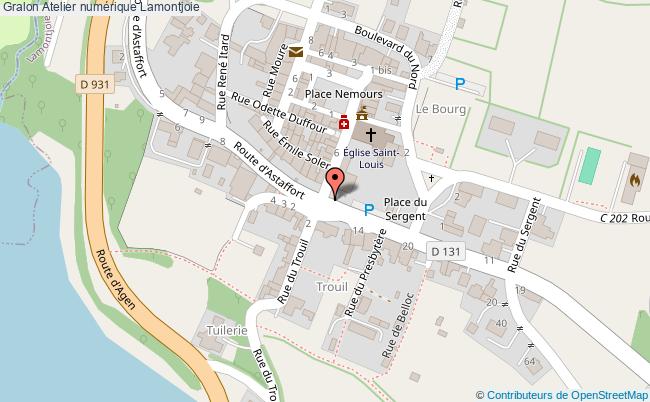 plan Atelier Numérique Lamontjoie