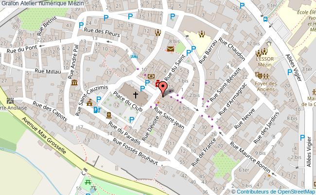 plan Atelier Numérique Mézin