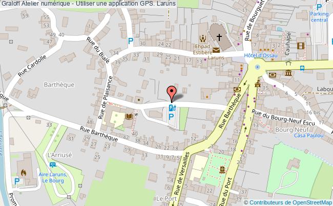 plan Atelier Numérique - Utiliser Une Application Gps. Laruns