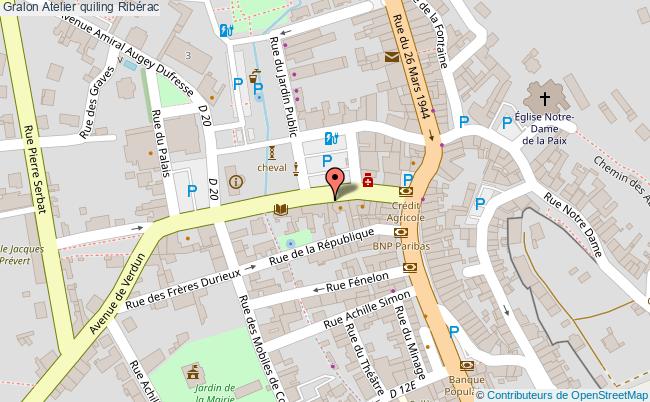 plan Atelier Quiling Ribérac