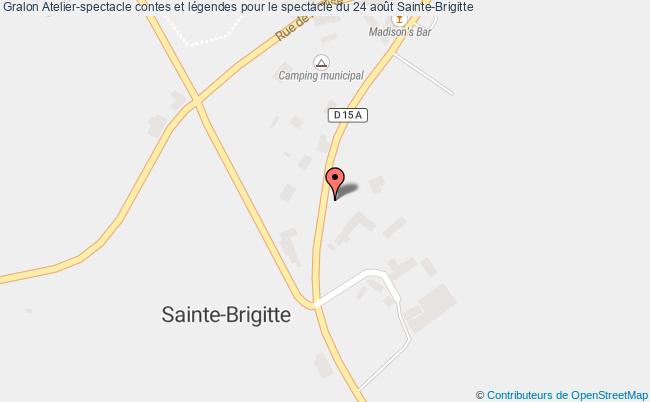 plan Atelier-spectacle Contes Et Légendes Pour Le Spectacle Du 24 Août Sainte-Brigitte