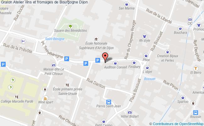plan Atelier Vins Et Fromages De Bourgogne Dijon