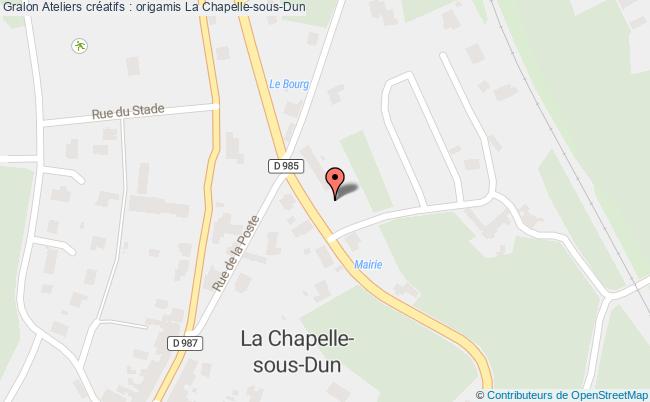 plan Ateliers Créatifs : Origamis La Chapelle-sous-Dun