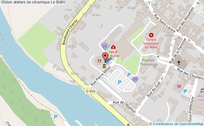 plan Ateliers De Céramique Le Blanc