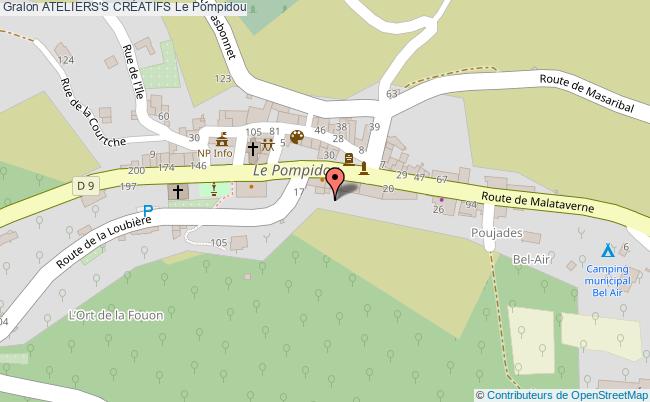 plan Ateliers's CrÉatifs Le Pompidou