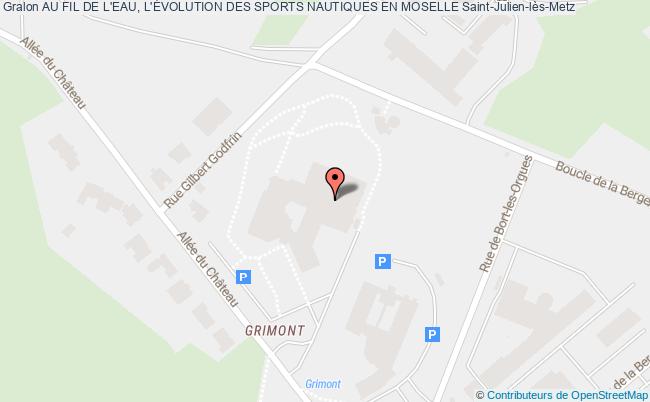 plan Au Fil De L'eau, L'Évolution Des Sports Nautiques En Moselle Saint-Julien-lès-Metz