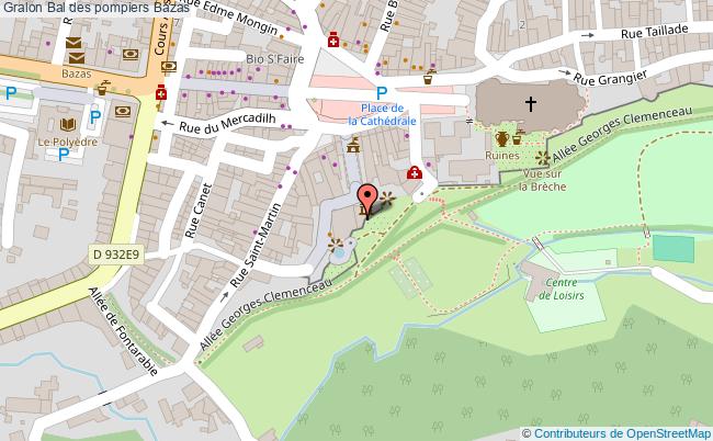 plan Bal Des Pompiers Bazas