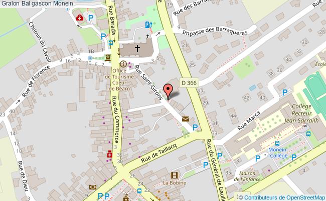 plan Bal Gascon Monein