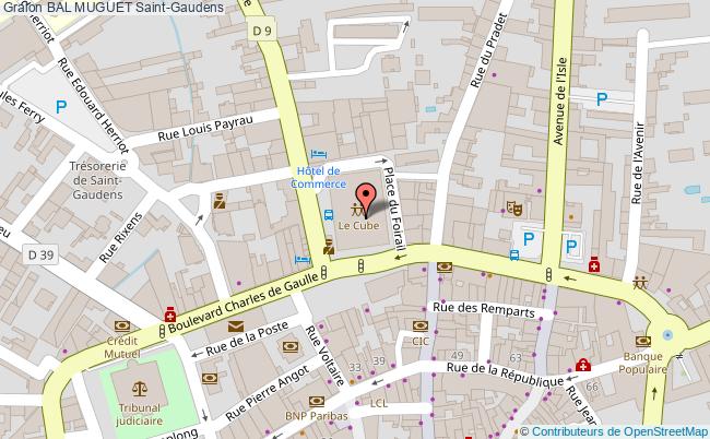 plan Bal Muguet Saint-Gaudens