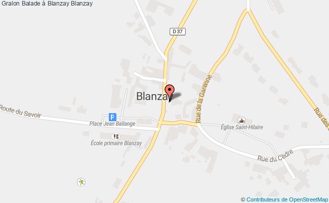 plan Balade à Blanzay Blanzay