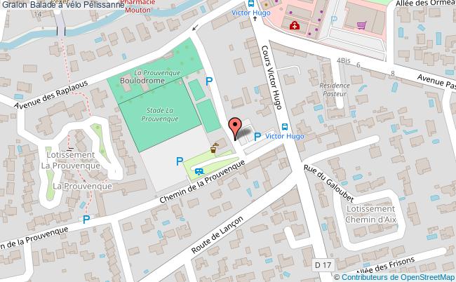 plan Balade à Vélo Pélissanne