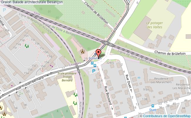 plan Balade Architecturale Besançon