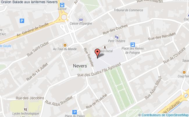 plan Balade Aux Lanternes : Nevers Nevers
