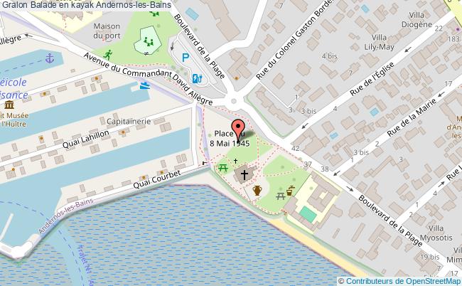 plan Balade En Kayak Andernos-les-Bains