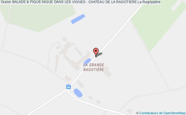 plan Balade & Pique-nique Dans Les Vignes - Chateau De La Ragotiere La Regrippière