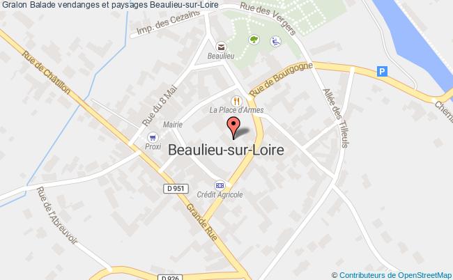 plan Balade Gourmande Du Terroir Beaulieu-sur-Loire