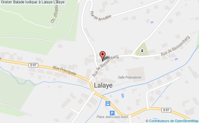 plan Balade Ludique à Lalaye Lalaye