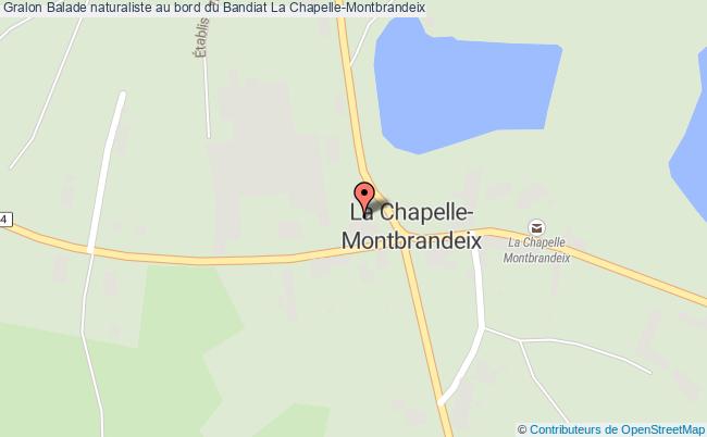 plan Balade Naturaliste Au Bord Du Bandiat La Chapelle-Montbrandeix