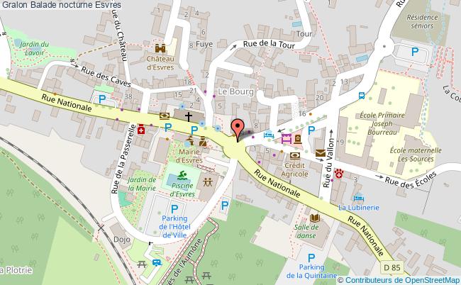 plan Balade Nocturne Esvres