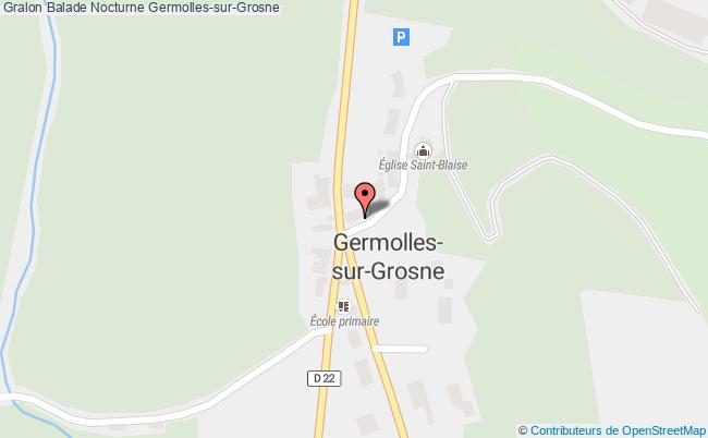 plan Balade Nocturne Germolles-sur-Grosne