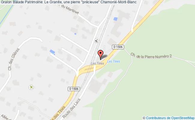 plan Balade Patrimoine: Le Granite, Une Pierre "précieuse" Chamonix-Mont-Blanc