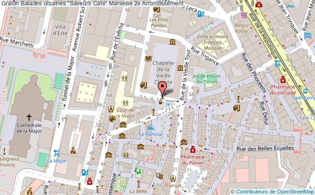plan Balades Urbaines "saveurs Café" Marseille