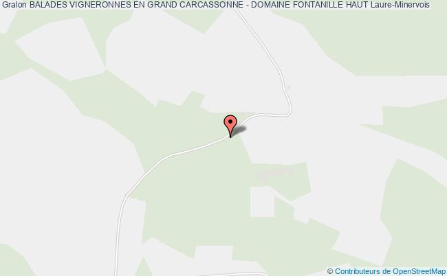plan Balades Vigneronnes En Grand Carcassonne - Domaine Fontanille Haut Laure-Minervois