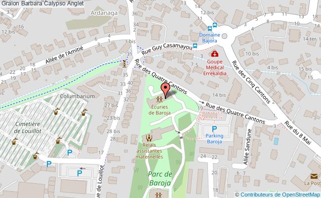 plan Barbara Calypso Anglet