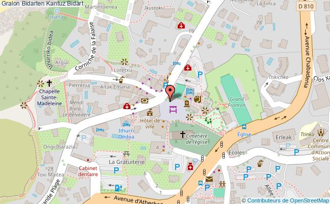 plan Bidarten Kantuz Bidart