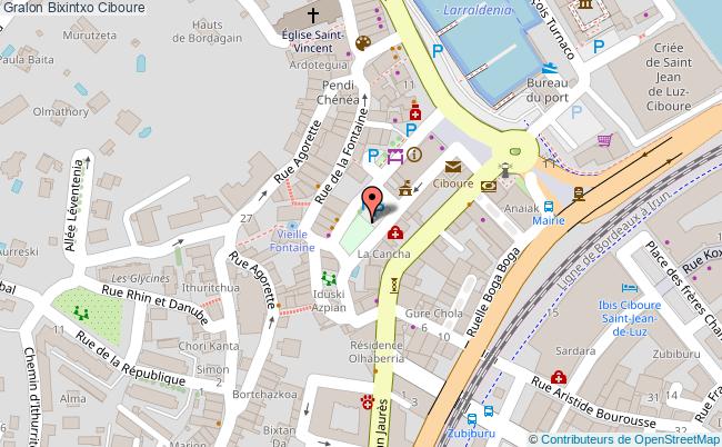 plan Bixintxo Ciboure