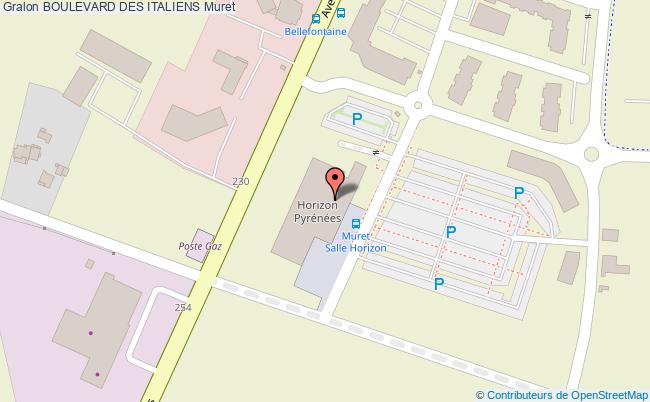 plan Boulevard Des Italiens Muret