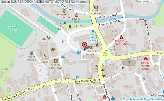 plan Bourse D'échanges Auto-moto Rétro Vagney