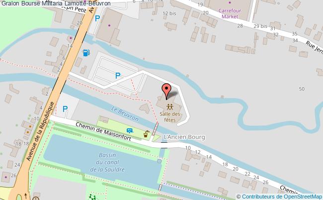 plan Bourse Militaria Lamotte-Beuvron