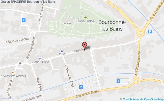 plan Braderie Bourbonne-les-Bains
