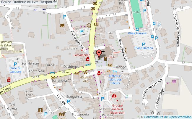plan Braderie Du Livre Hasparren