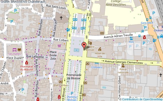 plan Brassens Châtellerault