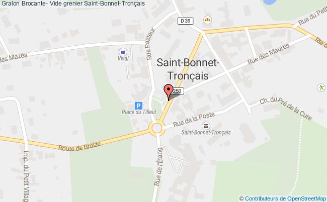 plan Brocante- Vide Grenier Saint-Bonnet-Tronçais