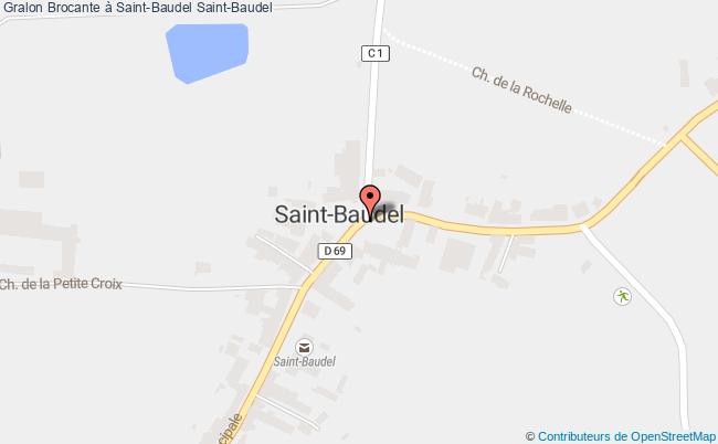 plan Brocante à Saint-baudel Saint-Baudel